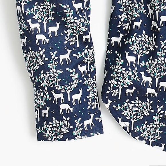 J.Crew “popover” shirt in deer print. - Picture 2 of 4